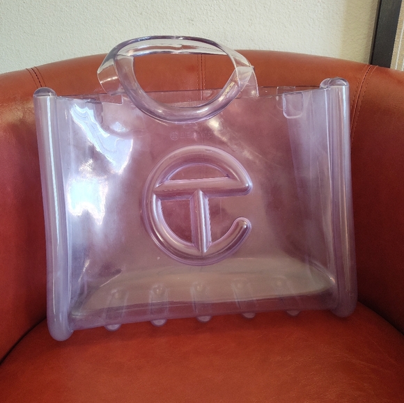 Telfar Handbags - Telfar X Melissa Purple Tote